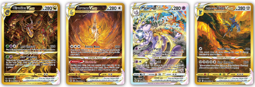 Rare Pokémon Cards from Crown Zenith