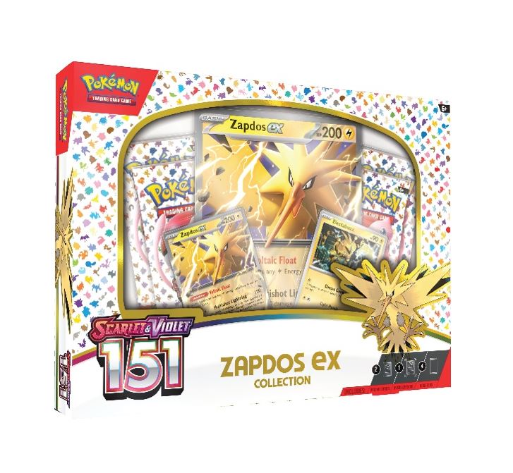 Pokemon 151 Zapdos EX Box
